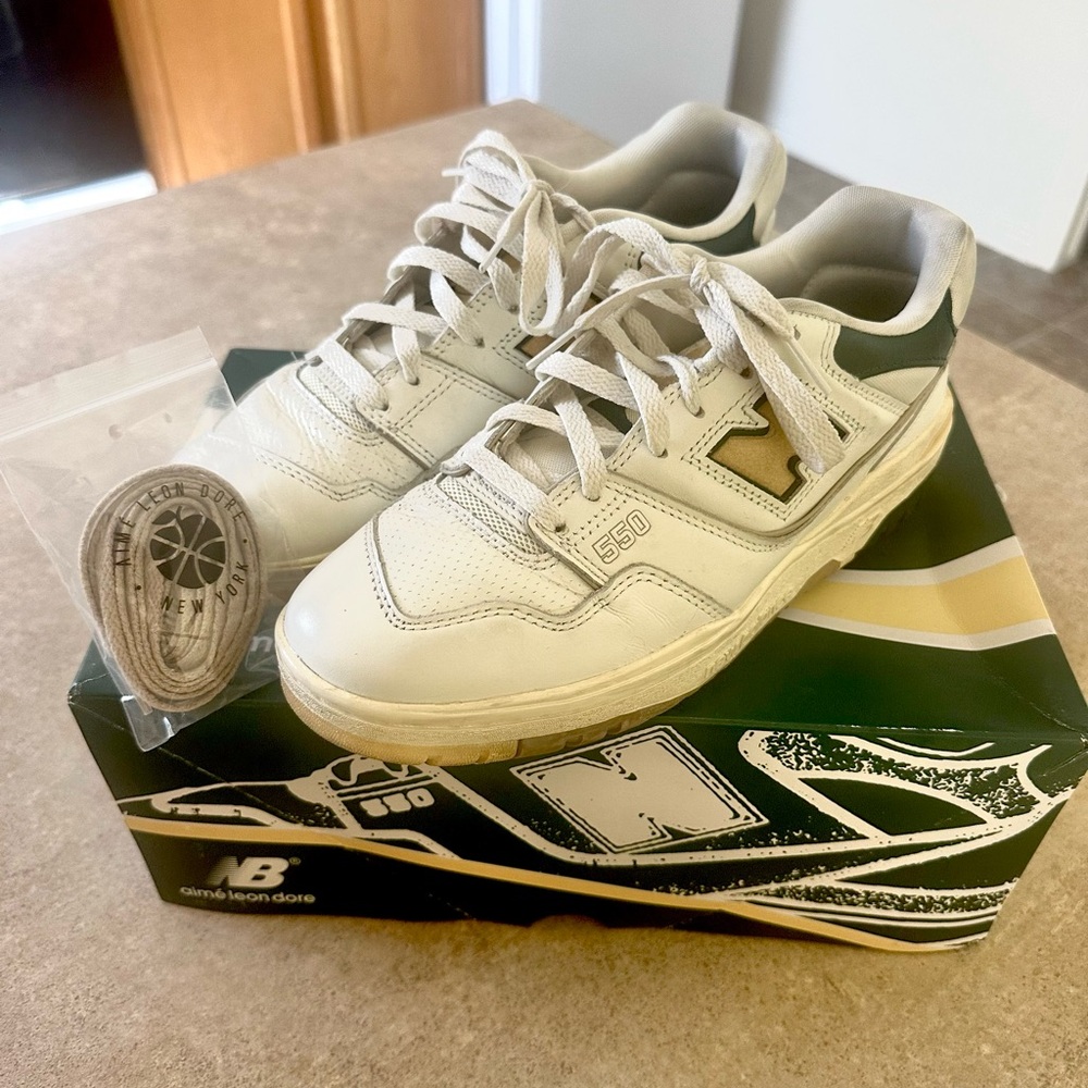 New Balance 550 Aime Leon Dore Natural Green